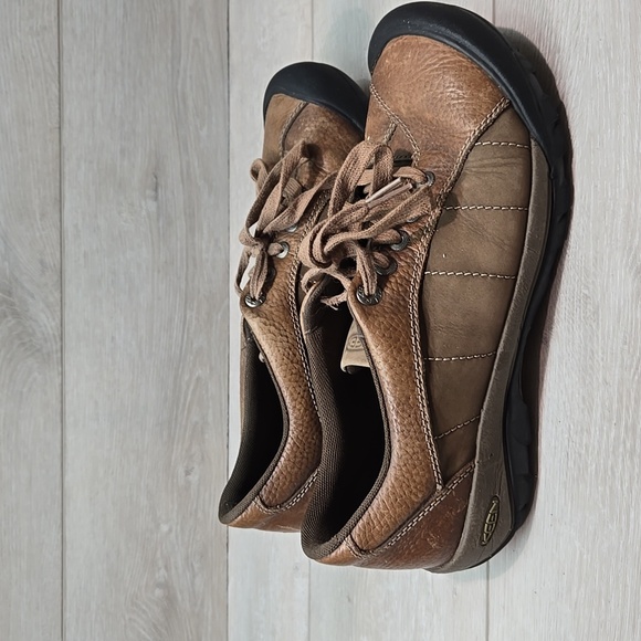 Keen Women Presidio Brown Leather Shoes Sneakers Boots Sz 9 - Picture 2 of 11
